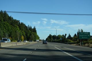 Anderson Road serves the industrial south side of Mount Vernon via the diamond interchange at Exit 225.