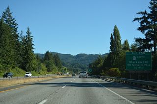 The final Bellingham exit is the diamond interchange joining Interstate 5 with SR 11 (Old Fairhaven Parkway) near Happy Valley. SR 11 comprises a 21.30 mile long loop west from I-5 to Burlington.