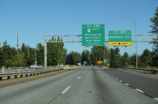 Northwest Avenue continues Northwest Drive into Bellingham from Barrett Lake east of Ferndale. The street is part of Historic U.S. 99 from Maplewood Avenue to Elm Avenue in central Bellingham.
