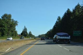 Exit 263 is the second of three interchanges along Interstate 5 south in the city of Ferndale. Portal Way (Historic U.S. 99) shifts to the east of I-5 and then returns to the freeway at a parclo interchange north of the city center.
