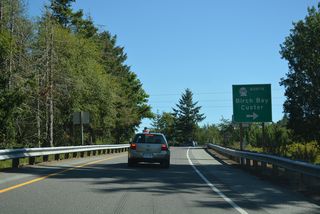 SR 548 (Grandview Road) intersects Portal Way (Old U.S. 99) north to Custer a quarter mile to the west of Exit 266.