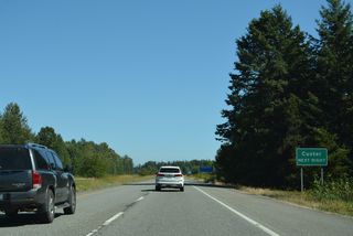 Portal Way (Old U.S. 99) parallels I-5 nearby from Blaine southeast to the community of Custer and Ferndale to the southeast.
