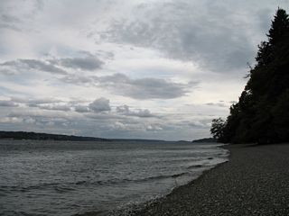 The Narrows connect Colvos and Dalco Passage of east Puget Sound with Carr Inlet and Nisqually Reach of south Puget Sound.