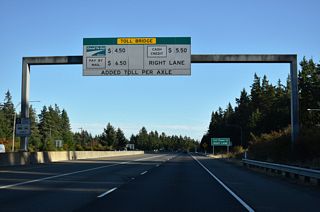 All passenger vehicles were charged $4.00 for cash and $2.75 for Good to Go! account holders in 2010. A planned toll hike to $5 and $3.25 respectively, was to take effect on July 1, 2010, but later postponed (The Seattle Times, 2010).