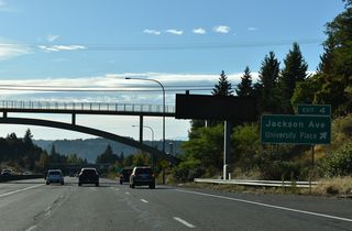 Jackson Avenue travels north to Narrows Drive and south from SR 16 to Bridgeport Way in University Place.
