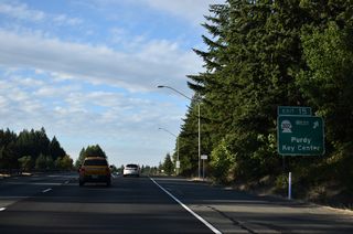 SR 302 runs 16.87 miles west from SR 16 to Key Center and SR 3 north of Allyn.