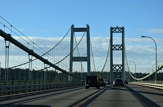 The Tacoma Narrows Bridge provides 187.5 feet of vertical clearance ("Tacoma Narrows Bridge", 2010).