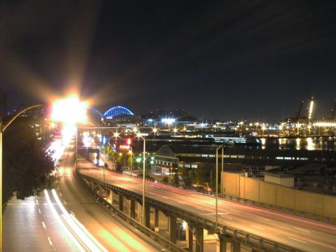 SR 99 / Alaskan Way Viaduct by Victor Steinbrueck Park