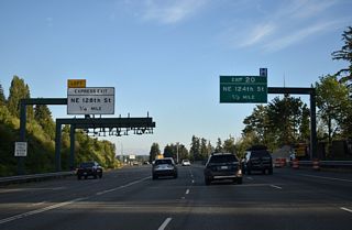 2023/24 road work added a half dogbone interchange (Exit 21) at NE 132nd Street to provide congestion relief for Exit 20 to NE 124th Street.