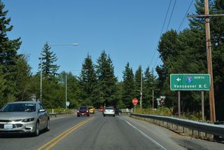 SR 548 concludes east along Grandview Road at a diamond interchange (Exit 266) with Interstate 5 in north Ferndale.