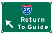 Return to Interstate 25 Guide