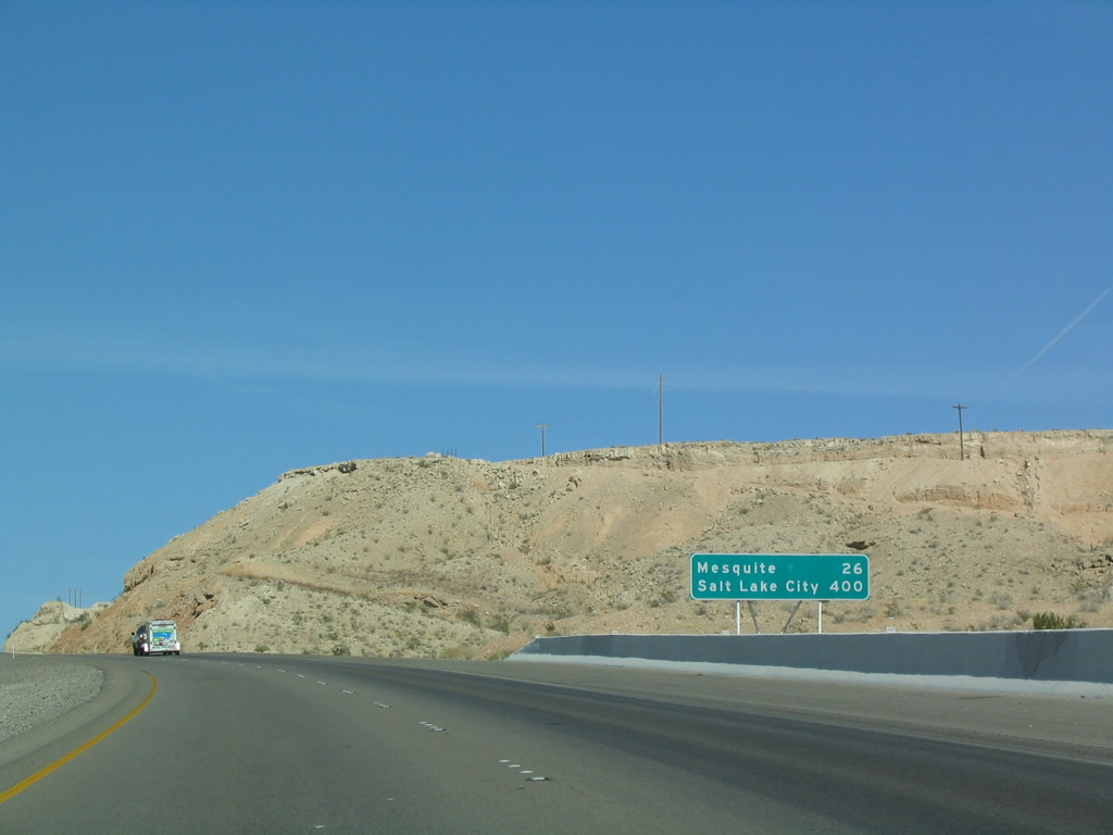  Nevada  AARoads Interstate 15 Northbound Las  Vegas  to 