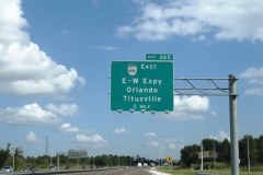 1 mile ahead of SR 408 east