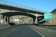 I-70 east at Idaho Springs
