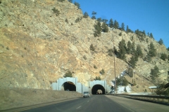 I-70 east Twin Tunnels