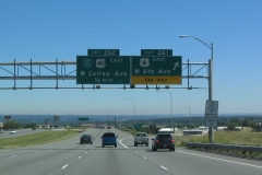 I-70 east at US 6 / 6th Av