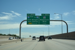 I-70 east ahead of I-76 / SH 121