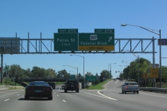 I-70 east at US 287 Denver