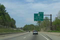 1/2 mile ahead of Exit 9