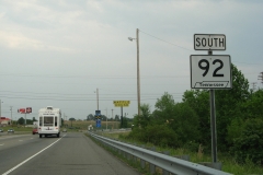 SR 92 shield after I-40