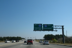 US 17A north at I-26 east