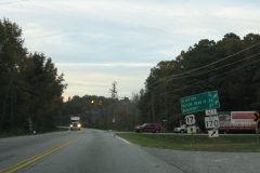 US 17 north at former SC 170 Alt