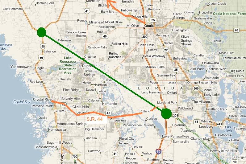 Florida Turnpike Toll Map