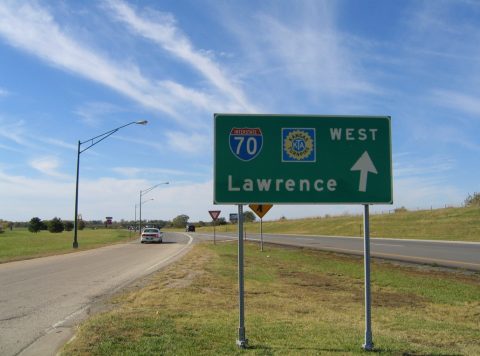 I-70/Kansas Tpk west - Lawrence Service Plaza