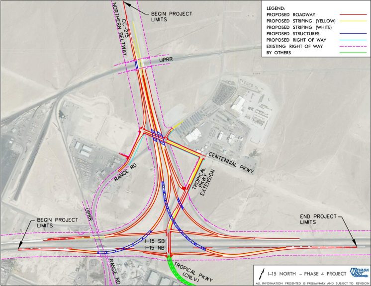 I-15/CC-215 Interchange Layout