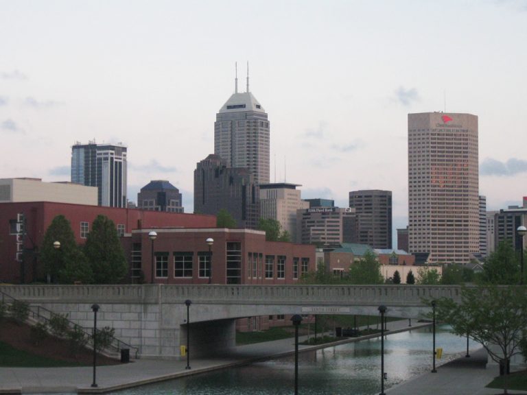 Downtown Indianapolis. Photo taken by Thomas Decker on May 3, 2008