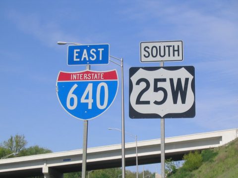 I-640/U.S. 25W shields