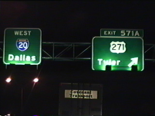 IH 20 west at US 271.