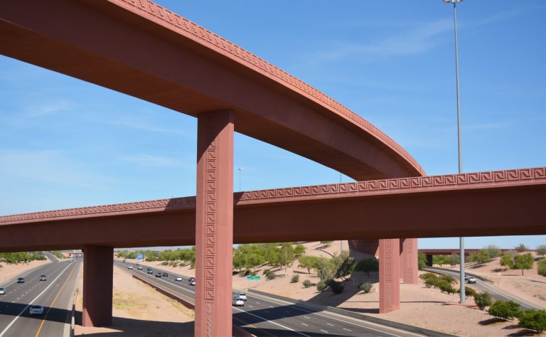 Loop 202 and U.S. 60, SuperRedTan interchange - Mesa, Arizona