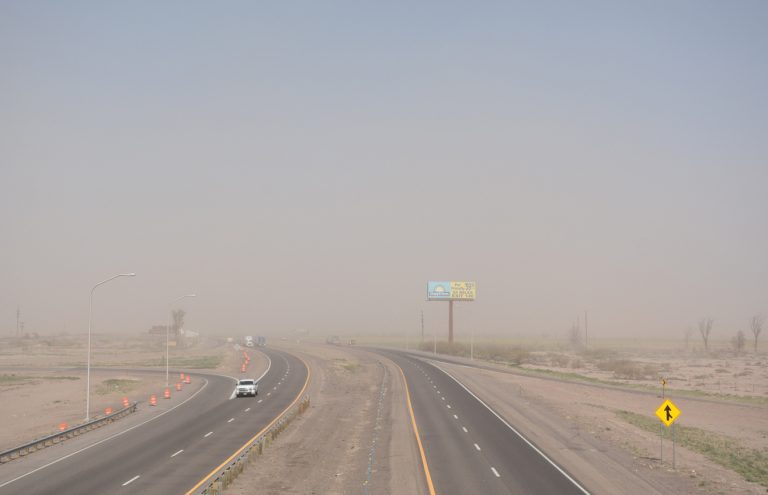 Dust Storm along I-10 at Deming, NM