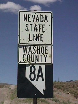 Historic beginning of Nevada 8A east