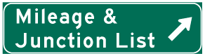 Business Loop I-90 Mileage and Junction List