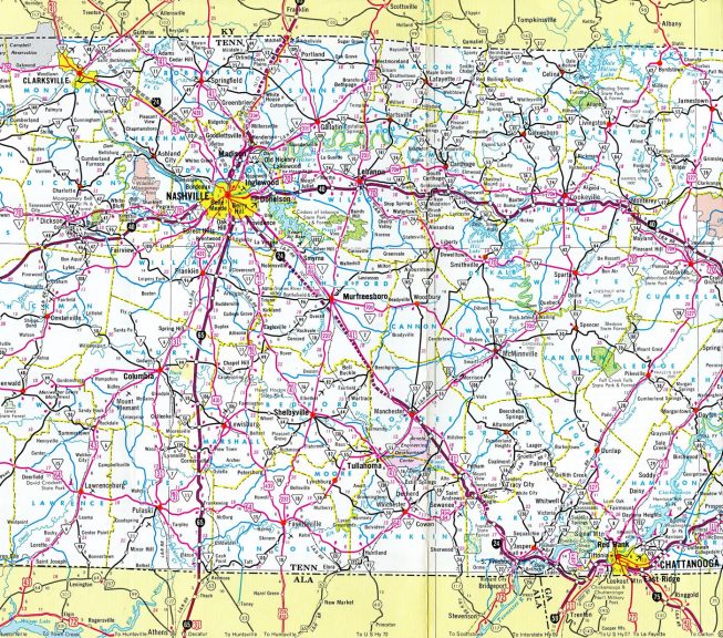 Central Tennessee 1970