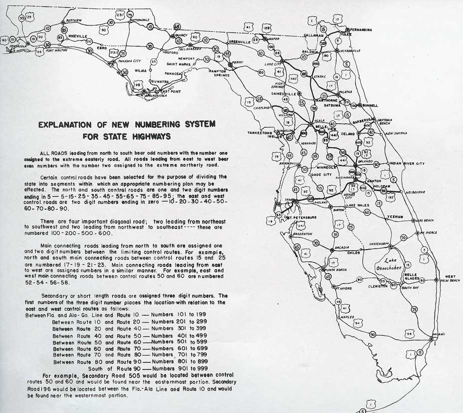 Florida State Highway Map