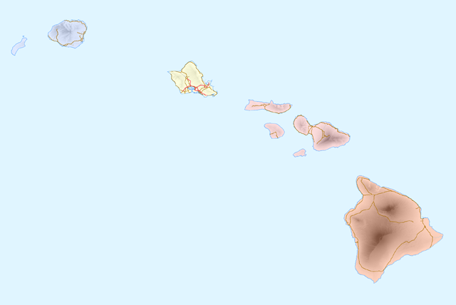 Map of Hawaii