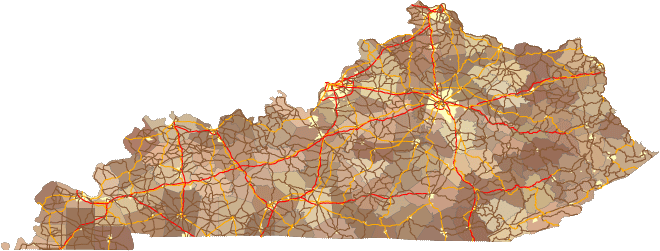 Map of Kentucky