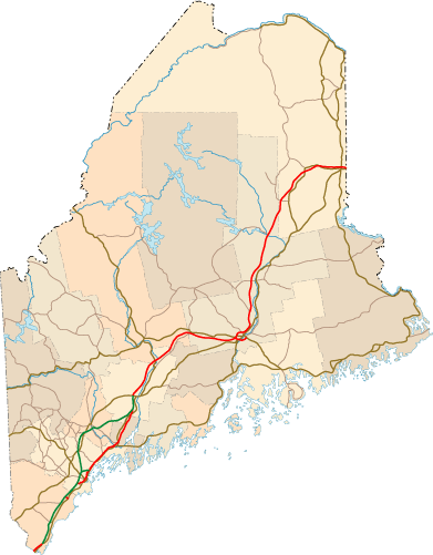 Map of Maine