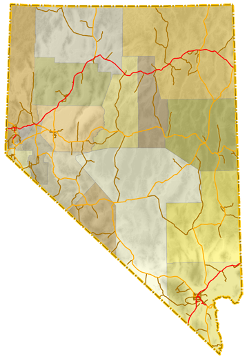 Map of Nevada