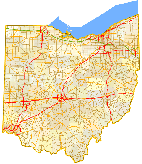 Ohio Map Map of Ohio