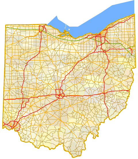 Map of Ohio