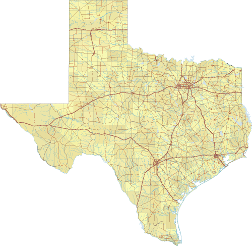 Map of Texas