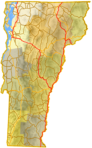 Map of Vermont