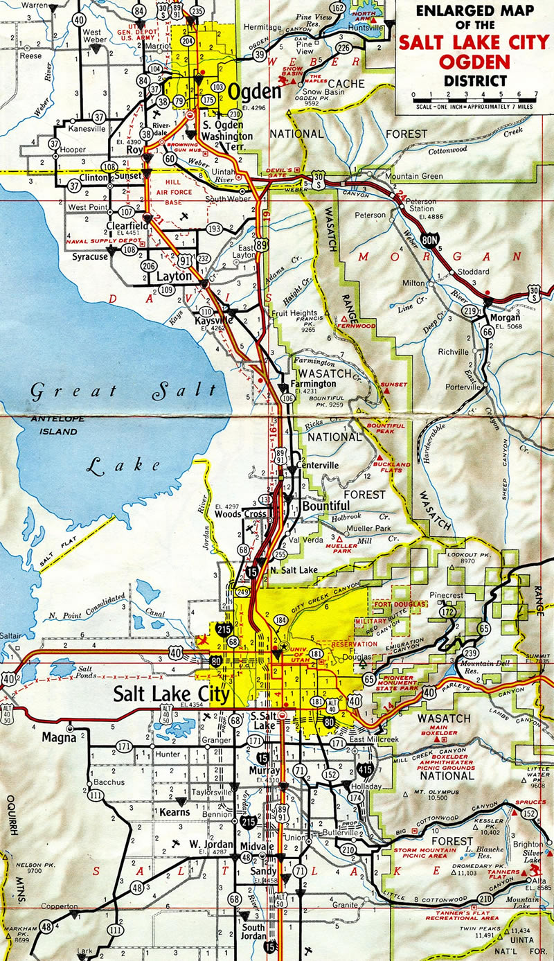 Interstate 15 roads Utah