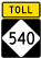 Toll NC Highway 540