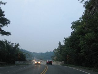 U.S. 340 curves northward again, crossing the Potomac River into the state of Maryland.