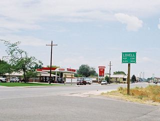 U.S. 14 Alternate , which begins at U.S. 14 at Burgess Junction, travels west through Lovell and Powell, then reconnects with U.S. 14 in Cody. Here, westbound U.S. 14 Alternate enters Lovell (population 2,361 and elevation 3,814 feet above sea level).